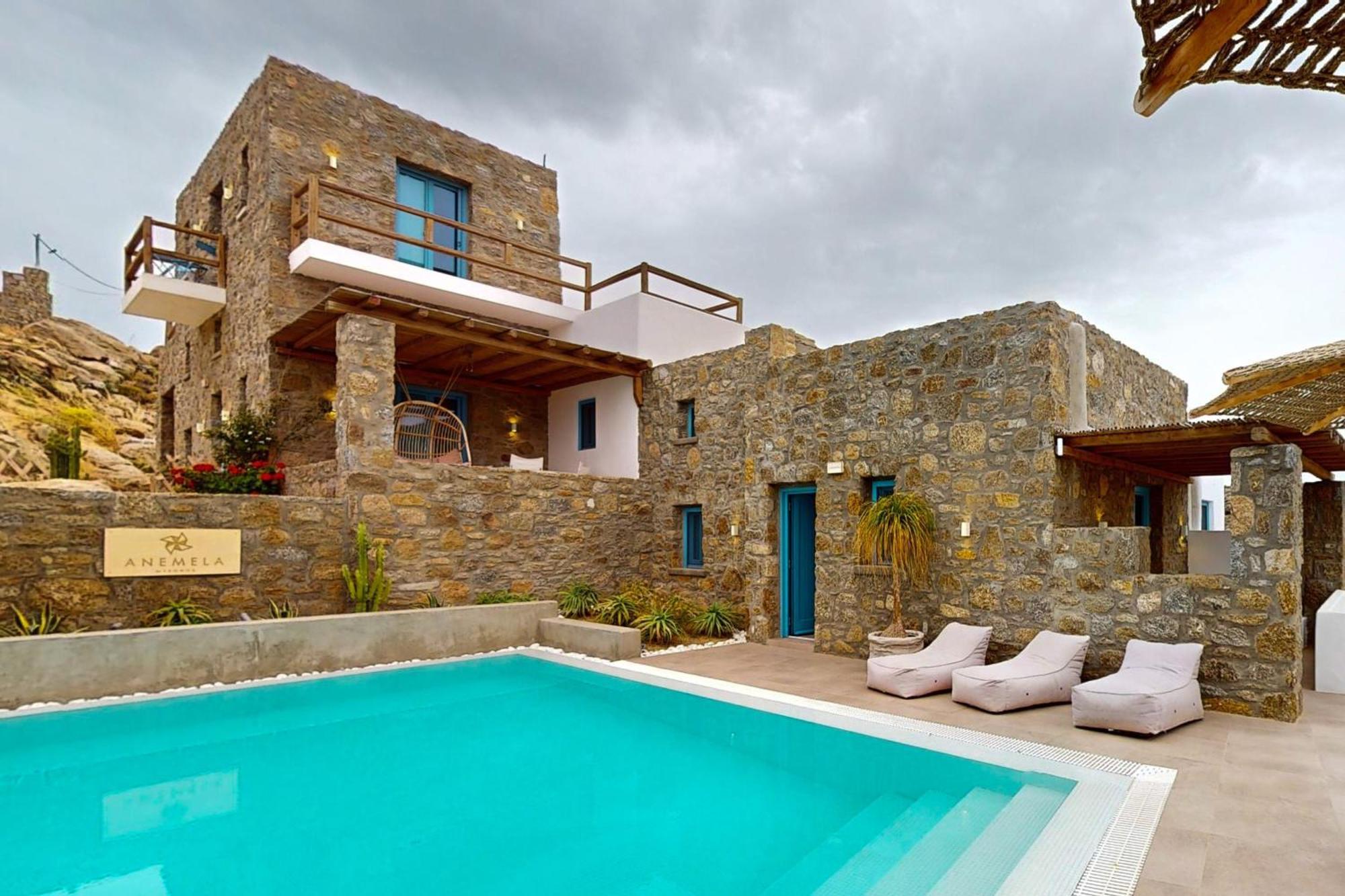 Anemela Villas & Suites Mykonos Agrari  Exteriör bild